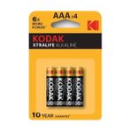 Kodak Xtralife AAA İnce Pil 4'lü Paket Dayanıklı ve Çevre Dostu Enerji Çözümü