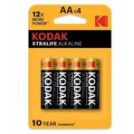 Kodak Xtralife Alkalin AA Kalem 4'lü Paket Pil