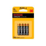 Kodak Xtralife Alkalin AAA 4'lü İnce Pil