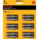 Kodak Xtralife Alkalin AAA İnce Pil 2 x 6'lı