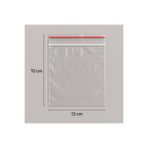 KODAL Kilitli Torba Şeffaf Poşet 10x12 cm Çerez, Buzdolabı, Saklama Naylonu