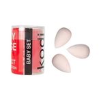 Kodi Professional Mango Şekilli Makyaj Süngeri - Yumuşak, Çok Yönlü ve Kusursuz Uygulama için Pratik - Astarlar, BB Kremler, Kapatıcılar, Allık ve Fosforlu Kalemler için Uygun (BBb)