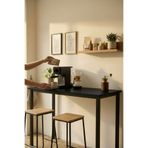 KODIGU 120cm x 45cm Siyah BAR Masası 90cm yükseklik | Bar Mutfak Masası | Kahve Köşesi | Yemek Masası | Yüksek Bar Masası | Mutfak Masası | BAR MASASI | Mev Serisi