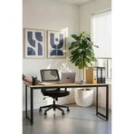 KODIGU 160x60 CM MEVİ ÇALIŞMA MASASI – AYARLANABİLİR METAL AYAKLI MODERN ÇALIŞMA MASASI