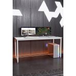 KODIGU 160X60CM Oyuncu Masası - Gamer Desk - Gaming Masa - Bilgisayar Masası | 160CM x 60CM | Ayarlı Ayak - Beyaz - Beyaz