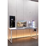 KODIGU 160X70CM Oyuncu Masası | 160X70 Gaming Desk | Geniş Oyuncu Masası | 70CM Derinlik Oyuncu Masası - Beyaz
