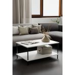 KODIGU 60X90 Elanor Orta Sehpa - Pratik Montaj ve Eko Ürün - BEYAZ