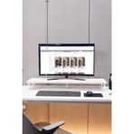 KODIGU 90x20cm Monitör Standı | Ergonomik Monitör Standı | Boyun için Monitör Standı | Beyaz