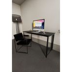 KODIGU Promo Modern Tasarımlı 160X60 cm Çalışma Masası Metal Malzeme ile Dayanıklı Yapı - Siyah - Kırmızı