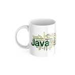 Kodlama Dili Java Python C++ Coffee Mug Yazılımcı Seramik Kupa Bardak