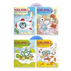 Kodlamalı Eğitici Boyama Seti 4 Kitap Sincap Kitap