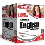 Kodlarla İngilizce Öğreten Eğitim Seti (2000 Pdf Sayfası) - Enine Boyuna Eğitim