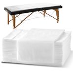 KOEPTHA Tek Kullanımlık Yatak Çarşafları Masaj Masa Örtüleri, 20 Adet Su Geçirmez Masaj Çarşafları Örtüsü Spa, Güzellik Salonu, Oteller için Dokumasız Kumaş 180 cm x 88 cm
