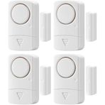 Kofeen Kapı Alarm Sensörü Pencere Sensörü Ev Güvenlik Çocuklar Hırsız Güvenlik Kablosuz Sistemi DIY Kiti 4pack/adet