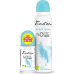 Kofre Emotion Ocean Fresh Kadın Deodorant 150 ml + Roll-On 50 ml Stick Özelliği ile Ferah Koku