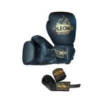 Kogam Leon Blade Boks, Kick Boks Ve Muay Thai Eldiveni+Bandaj Siyah