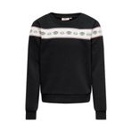 KOGELLIS SHORT L/S EYE O-NECK SWT Kız Çocuk Siyah Sweatshirt - 15303568 Siyah 122/128 Siyah