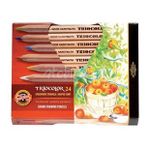 Koh-i Noor 3154 Tricolor Grand Drawing Pencils 24'lü Kuru Boya Seti