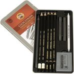 Koh-i Noor 8893 10'lu Metal Kutu Gioconda Eskiz Karakalem Seti