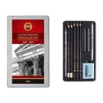 Koh-I Noor Gioconda Art Set 10 Parça Karakalem Eskiz Çizim Resim Seti Metal Kutu
