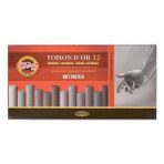 Koh-i Noor N:8522G Toison D'or Soft Gri Tonları 12 Adet Pastel Boya