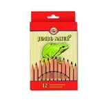 Koh-I-Noor Natur Jumbo Naturel Kuru Boya Kalemi 12’li Set