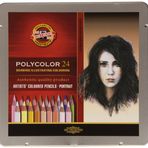 Koh-i Noor Polycolor 24'lü Kuru Boya Kalemi Seti