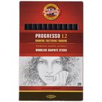 Koh-I-Noor PROgresso kurşun kalem, ahşap içermez, sertlik derecesi 2B (12 adet)