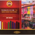 Koh-I-Noor TOISON D'OR 8584 Artist's Soft Pastel (24'lü Paket)
