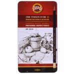 KOH-I-NOOR Toison D'OR 8B-8H grafit kalem, 12 adet