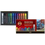 koh-ı noor toison d'or sanatsal extra soft yuvarlak pastel boya kalın 12 renk extra soft dry chalks 8552 12 - Yok