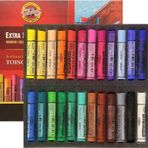 Koh-İ Noor Toison D'or Sanatsal Extra Soft Yuvarlak Pastel Boya Kalın 24 Renk Extra Soft Dry Chalks 8554 24
