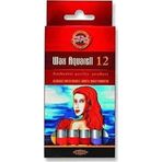 Kohi-Noor Wax Aquarel 12’li Mum Boya Kalem Seti
