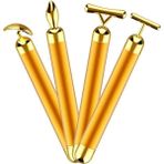 Kohlemann Gold Massager Titreşimli Yüz Masaj Aleti Seti