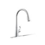 KOHLER 596-CP BASİT Mutfak Bataryası, Tek Boy, Cilalı Krom