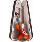 Köhner VL-044P Başlangıç Kemanı 4/4 Tam Boy (Parlak) - 12 Yaş ve Üzeri - Kahverengi