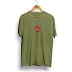 Koi Art Design Arsenal Arma / Erkek Haki Yeşil Renk T-Shirt / %100 Pamuk Premium Quality / Regular Fit