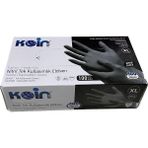 Koin Smh Nitril Eldiven Tek Kullanımlık Pudrasız - Siyah - XL