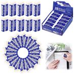 KOIROI 30 Silgi (Kutuda), Silgi Plastik Mini Beyaz Metin Silgi Yumuşak 2B Silgi Kalemler için Çok İyi Okullar Eskiz Resimler Güzel Sanatlar Silgi
