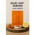 Kojic Asit Sabunu 2 Adet – Zerdeçal ve Kojik Asit Etkili Leke Karşıtı Doğal Sabun | Cilt Aydınlatıcı, Arındırıcı ve Eşitleyici Sabun – Yüz ve Vücut İçin