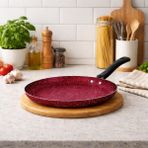 Köklü Züccaciye Granit Krep Tava - 26 CM - Kırmızı