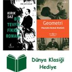 Köknar Kitap Kırık Saz - Bir Tevfik Fikret Romanı + Geometri + Dünya Klasiği Hediye - Hayır