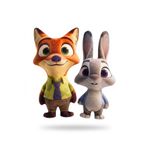Kokoş İşler Zootopia, Zootropolis Nick ve Judy 2'li Uyku Arkadaşı