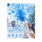 Kokoş Parti Kelebekli ve Toz Boyalı Konfeti ● Cinsiyet Partisi ve Baby Shower Konfetisi
