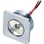 Kokpit/merdiven aydınlatma lambası Kromaj. Ledli. 12V 38x38mm Mavi