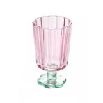 Kokteyl Bardakları Elle Üflemeli Ayaklı İçme Bardakları, 8.5 oz Meyve Suyu Soğuk İçecek Şarap Şampanyası için Renkli Çiçek Şekilli Kadehler (Pembe)