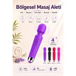 Kokteyl Medikal 20 Modlu Şarjlı Masaj Aleti Ayak Boyun Omuz Bacak Selülit Bölgesel Titreşimli Silikon Masaj Cihazı