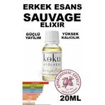 KokuAtölyesi Sauvage Elixir Erkek Parfüm Esansı 20 ML – Baharatlı Aromatik Yoğun Koku + DPG