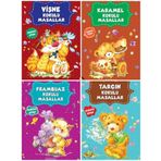 Kokulu Masallar Seti Yeni Kapak 4 Kitap (Vişne Kokulu- Tarçın Kokulu- Frambuaz Kokulu -Karamel Kokulu Masallar)