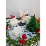 Kokulu Yılbaşı Mum Seti-Geyik-Kar Tanesi-Noel Baba-Çam Ağacı - 1 Adet